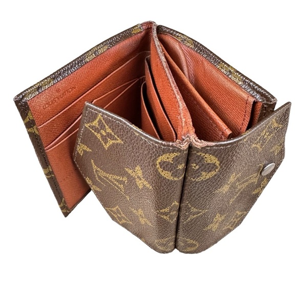 LOUIS VUITTON Vintage Monogram Logo Elise Trifold Wallet - Picture 5 of 16